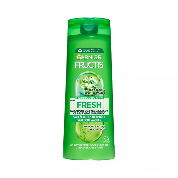 garnier fructis fresh szampon wzmacniający ekstrakt z ogórka