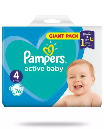 pampers 4 pieluchy