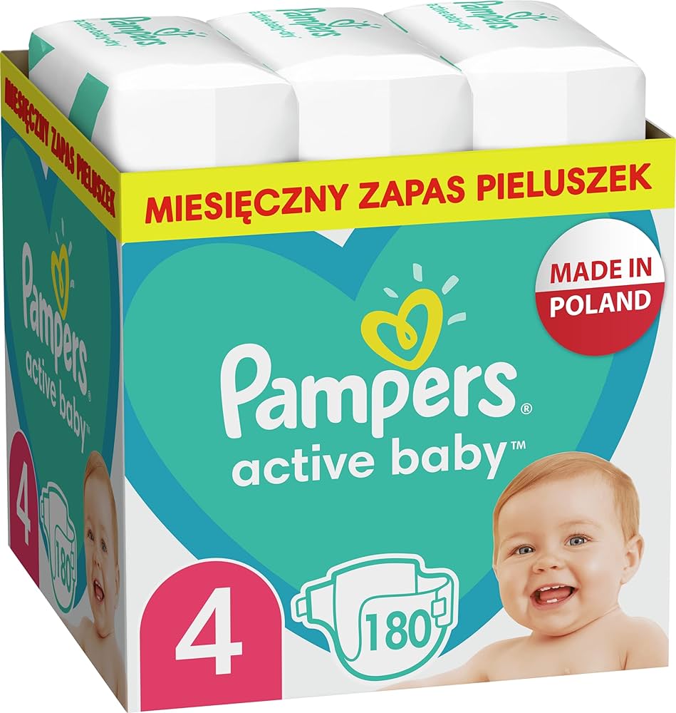 pampers active baby dry 4 90 sztuk