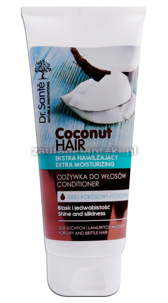 dr sante coconut odżywka do włosów extra nawilżająca