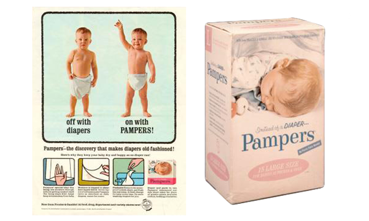 pampers history