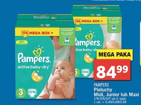 pieluchy pampers w lidlu 2017