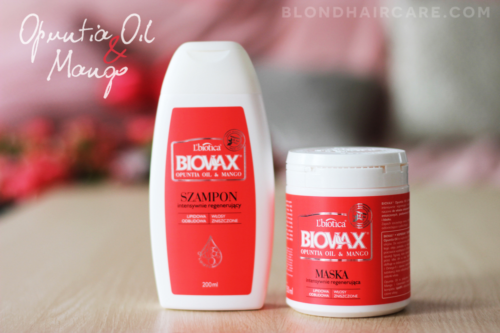 biovax opuntia oil & mango szampon blog