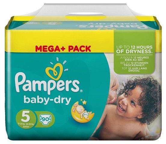 mega pack pampers size 5