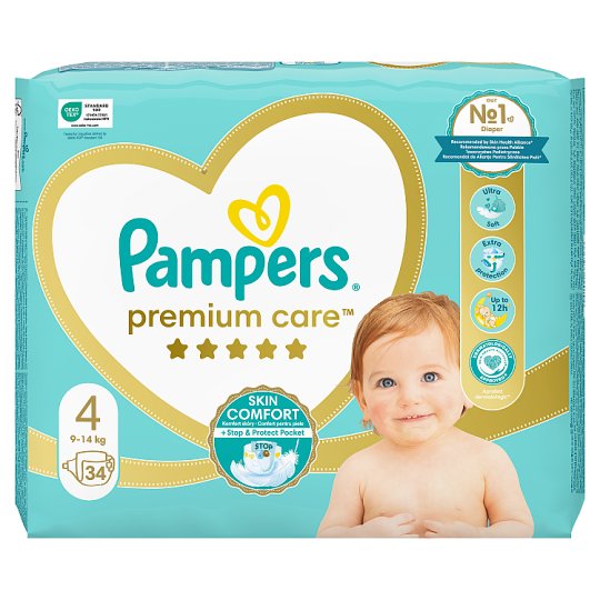 tesco pieluchy pampers premium care 4