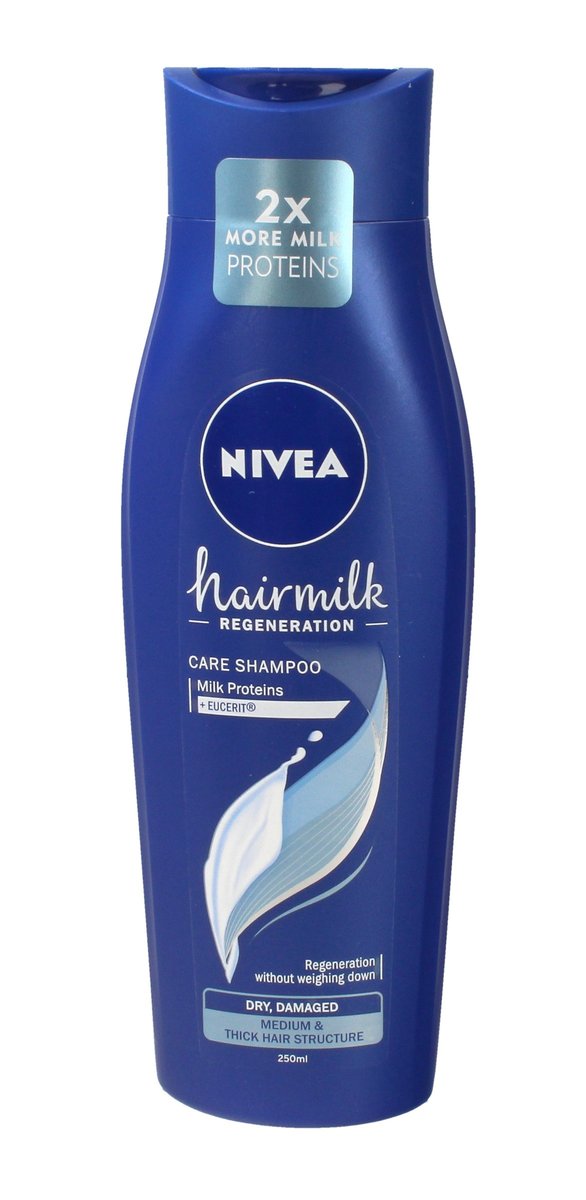 mleczny szampon do włosów nivea