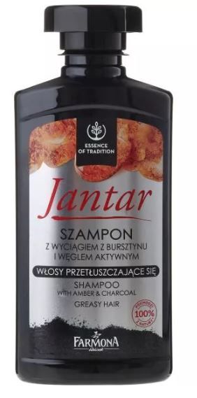 szampon jantar z aktywnym węglem