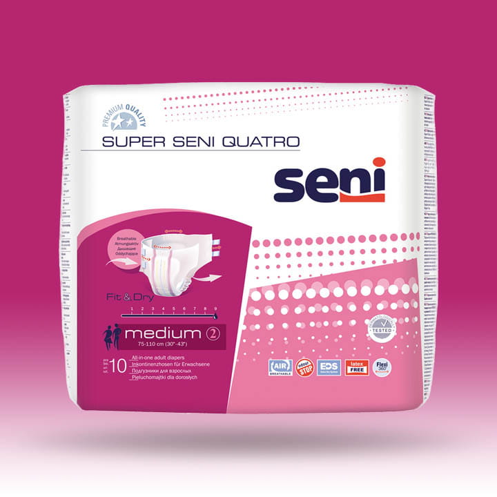 seni quatro super medium air pieluchomajtki