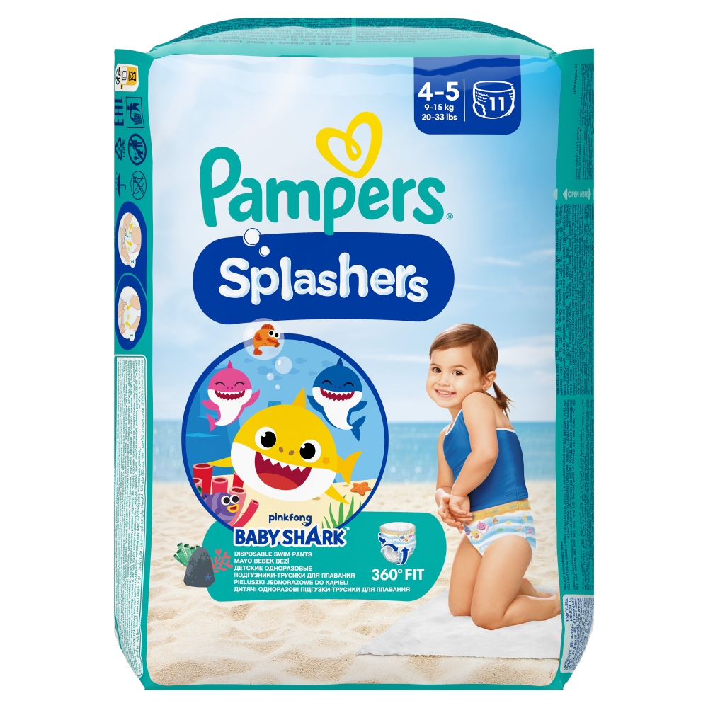 pampers mokry z zewnątrz