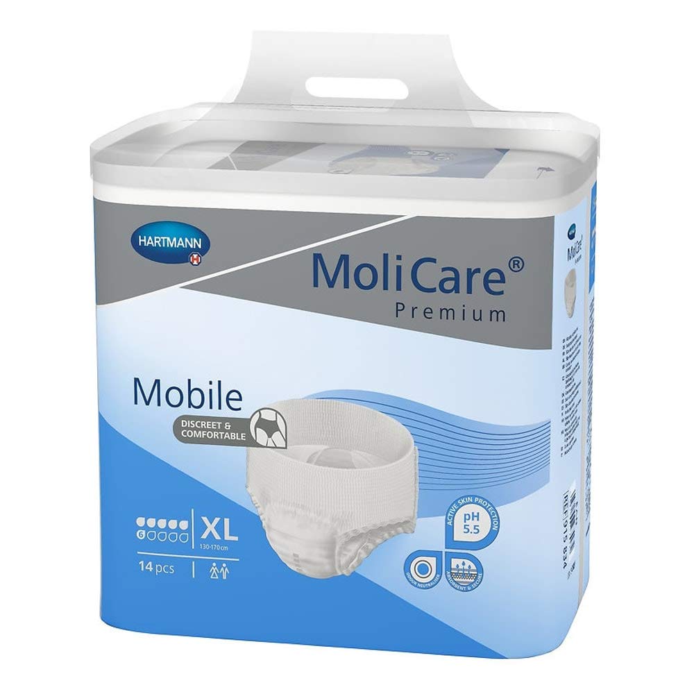 molicare pieluchomajtki premium mobile 10 kropli rozmiar l