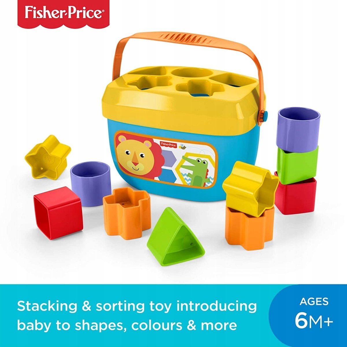 Pierwsze klocki Fisher Price FFC84 dla dziecka