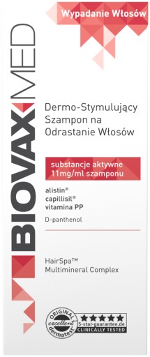 biovaxmed dermo stymulujący szampon na odrastanie włosów opinie