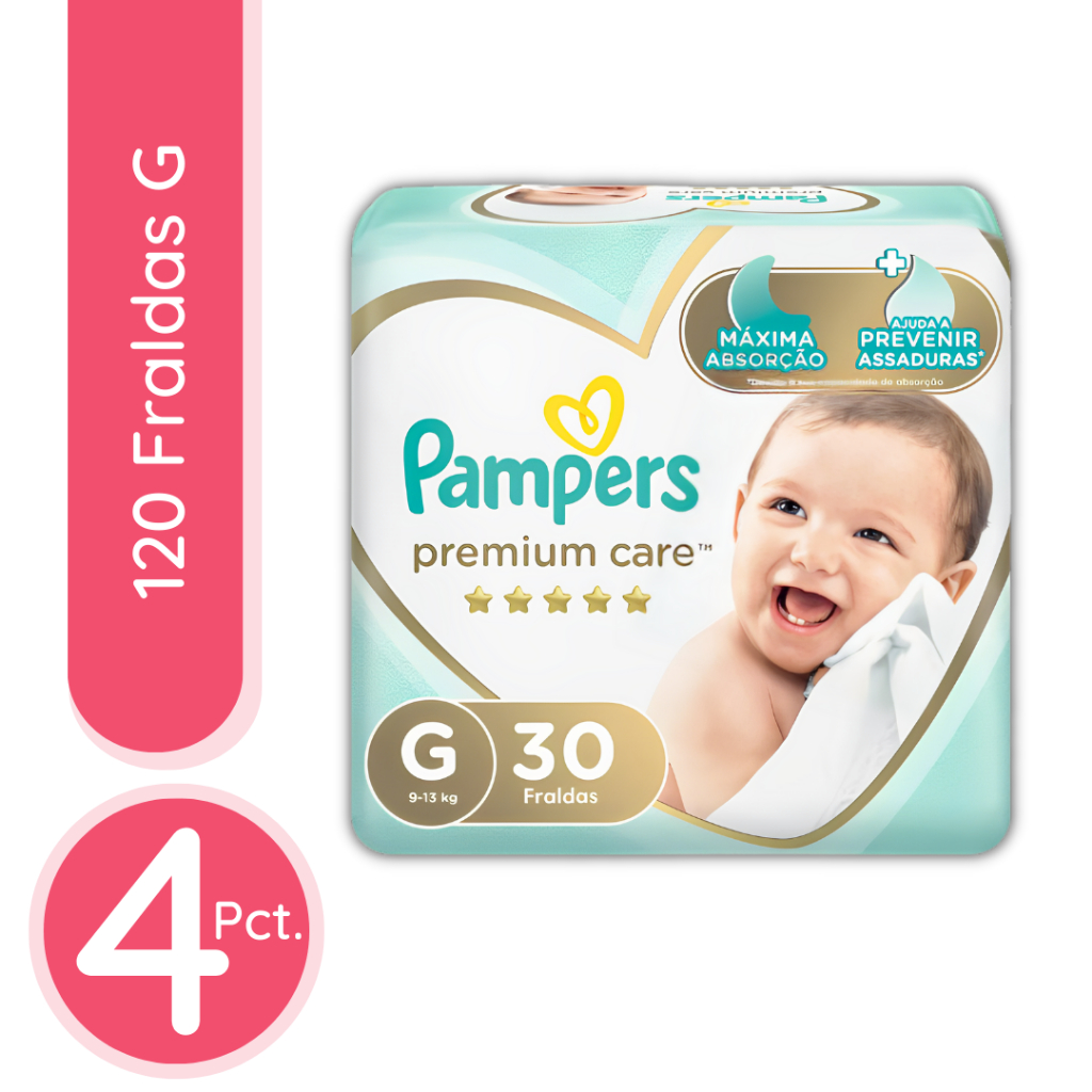 premium care pampers 4