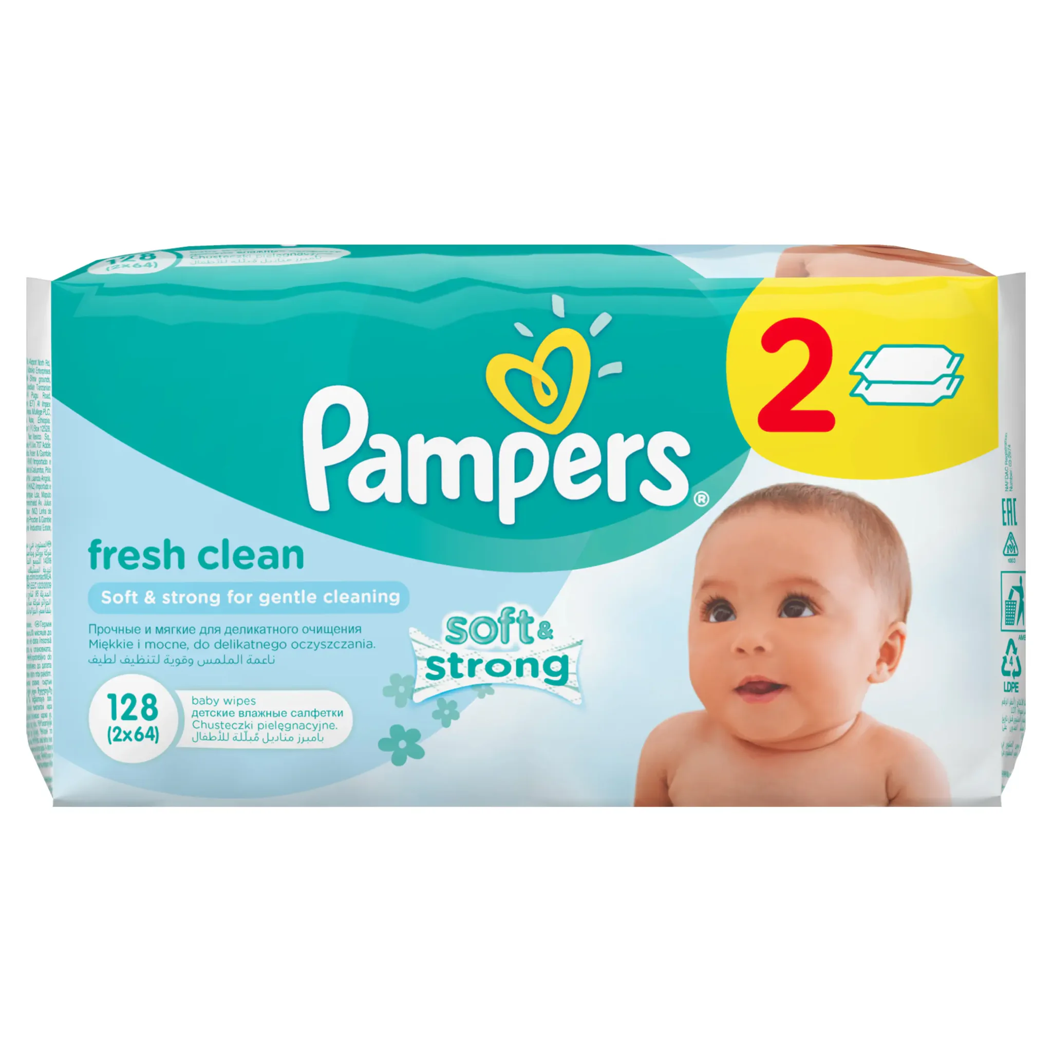 chusteczki pampers natural clean