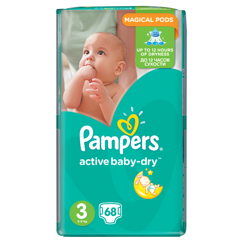 pampers active baby-dry rozmiar 3