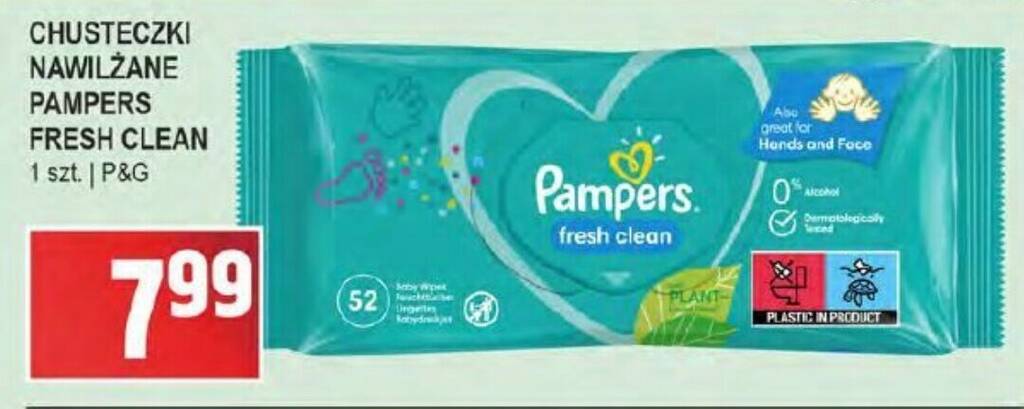 promocja rossnę pampers fresh clean chusteczki dla niemowląt