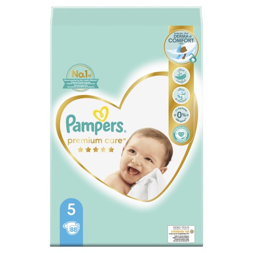 pampers premium care 5 junior 88 szt ceneo