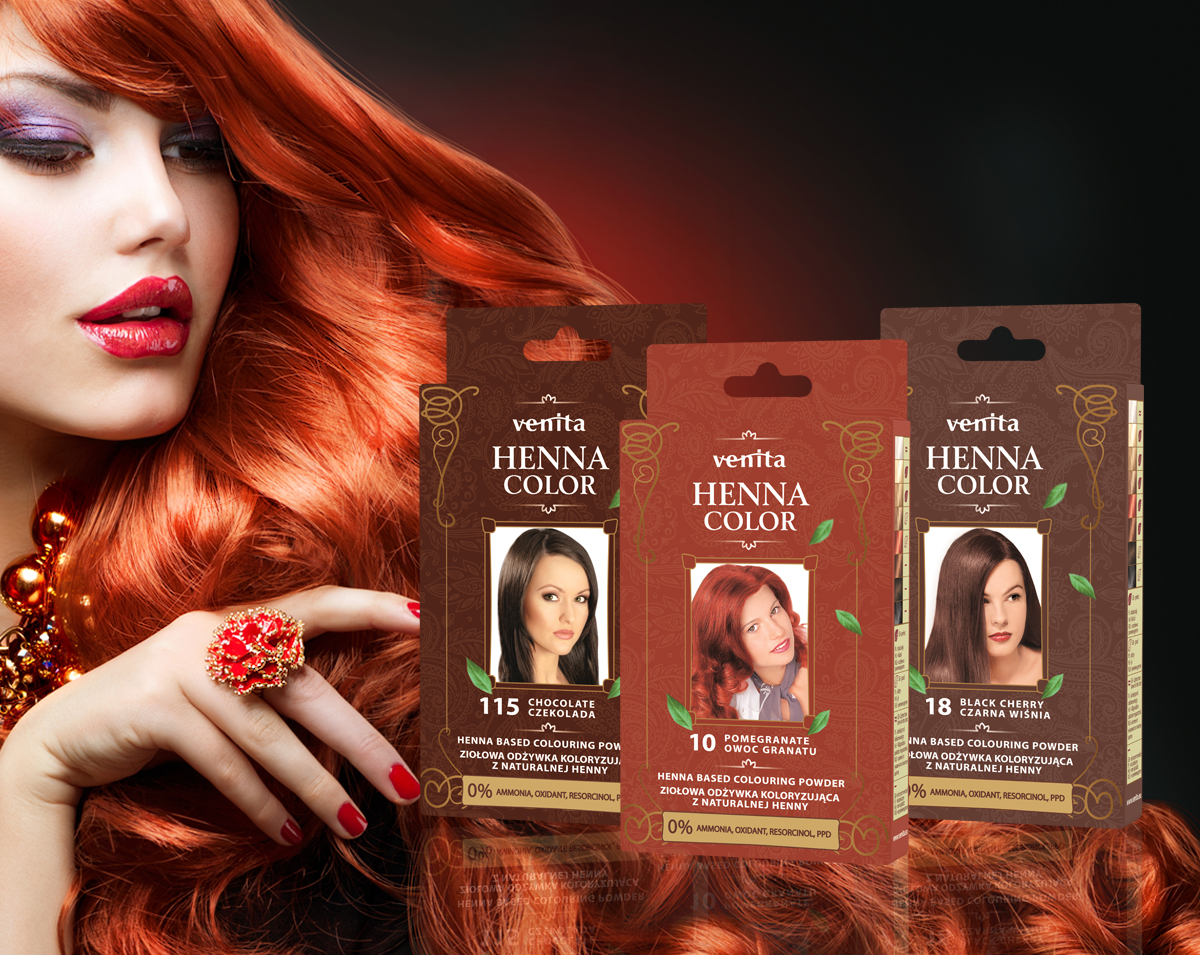 ziołowa odżywka do włosów z henna powder