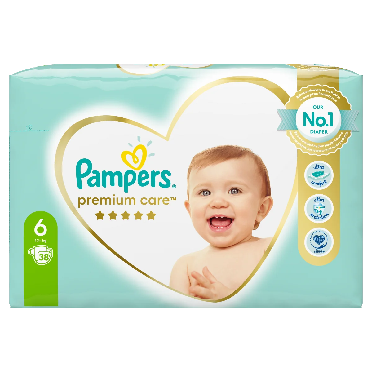 pieluchy pampers premium care 6