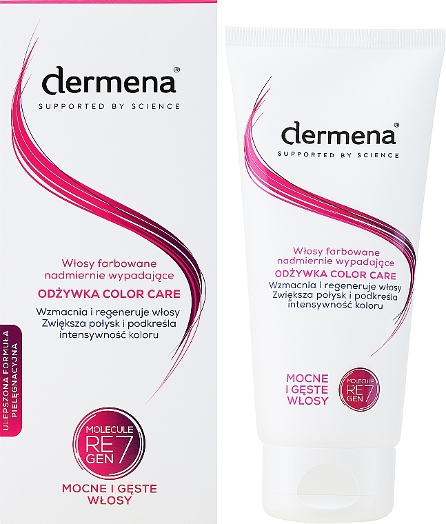 dermena color care odżywka do włosów farbowanych