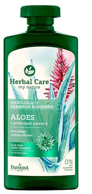 herbal nawilżający szampon