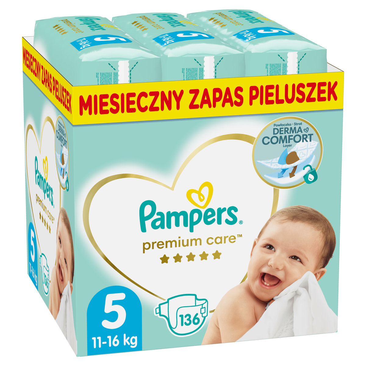 pieluchy pampers na cały miesiąc