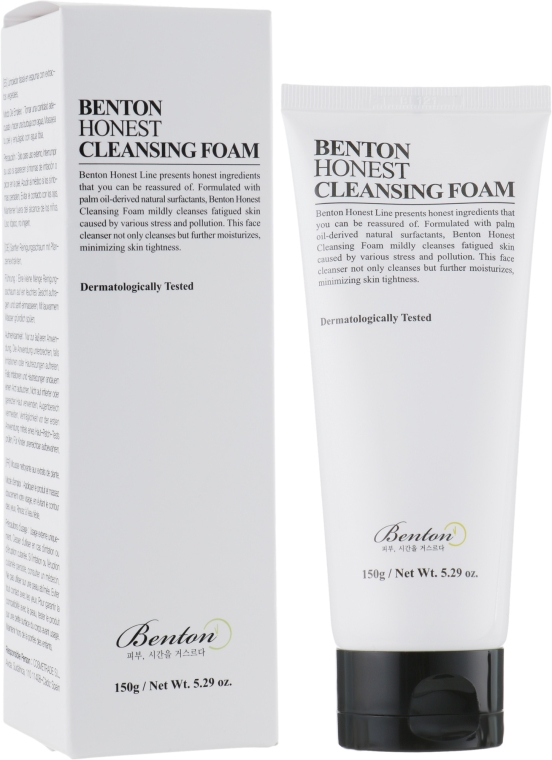 benton honest cleansing foam pianka oczyszczająca do twarzy