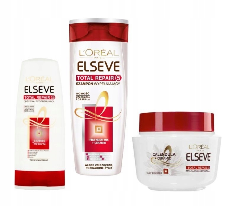 loréal paris elseve total repair 5 szampon regenerujący do włosów