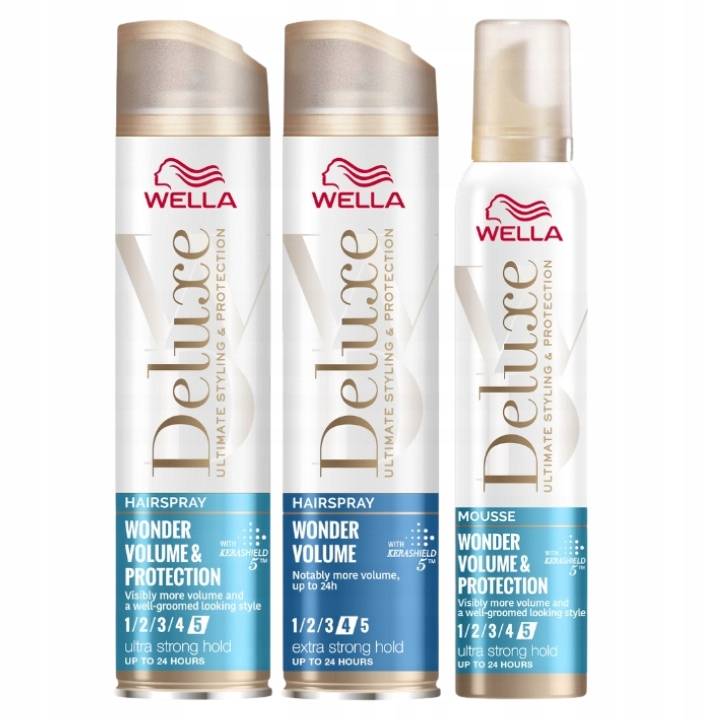 wella wonder volume lakier do włosów