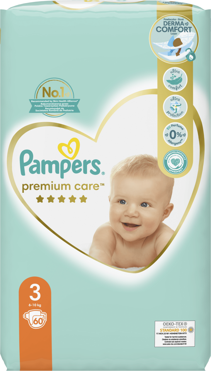 pampersy 3 pieluchy promocja