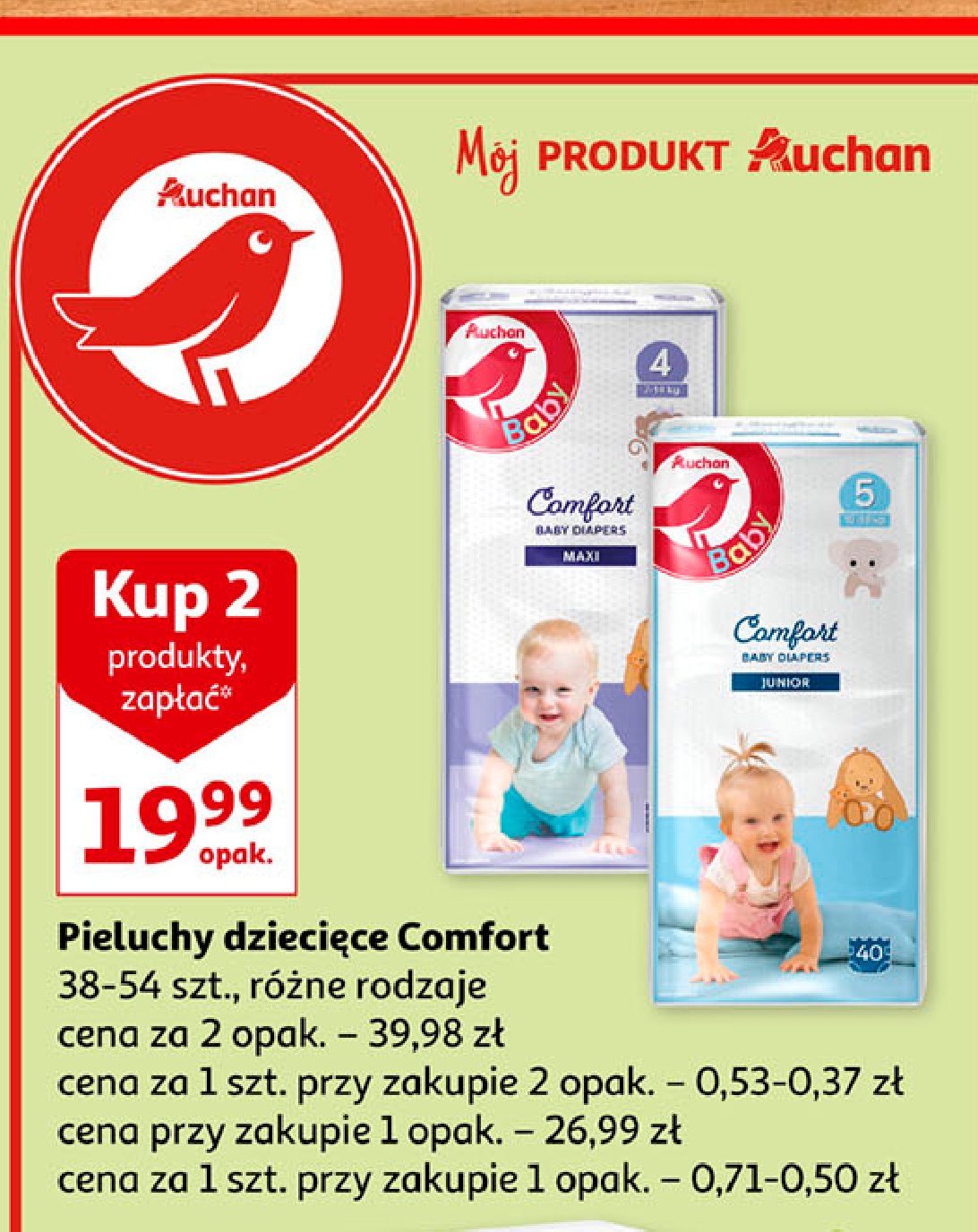 pieluchy auchan