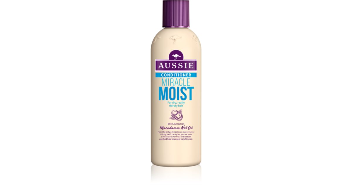 aussie miracle moist odżywka do włosów suchych i zniszczonyc