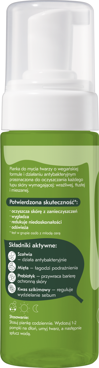 pianka do mycia twarzy under twenty rossmann