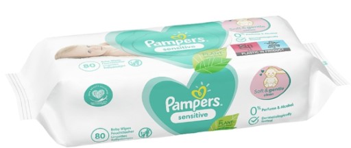 pampers pudelko chustki