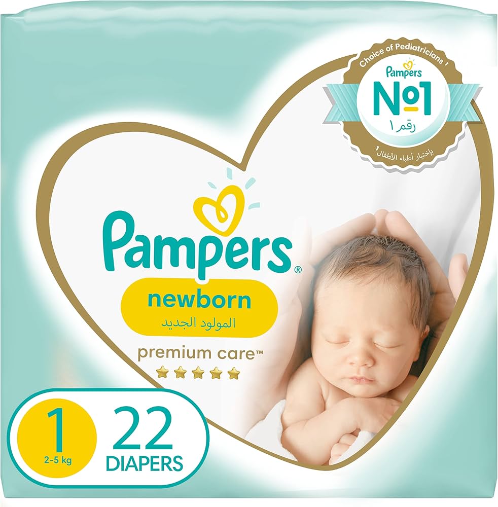 pampers premium new born 22