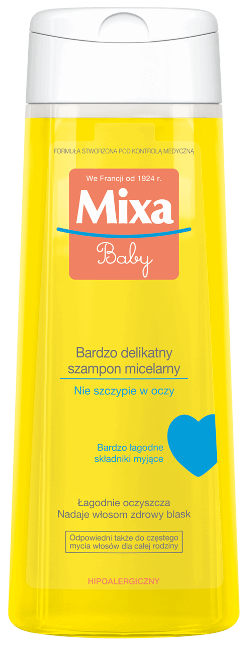 mixa baby bardzo delikatny szampon micelarny