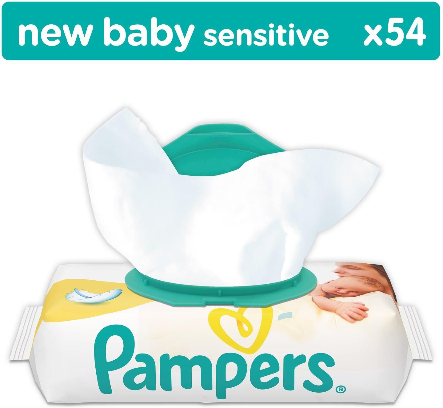 pampers chusteczki sensitive 54 szt cen