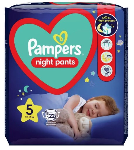 pampers po całej nocy