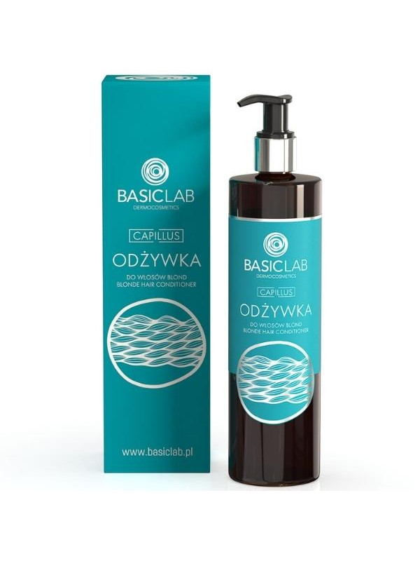 basiclab capillus odżywka do włosów blond 300 ml