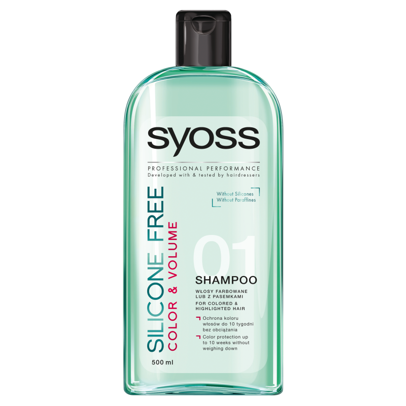 syoss silicone free color & volume odżywka do włosów farbowanych