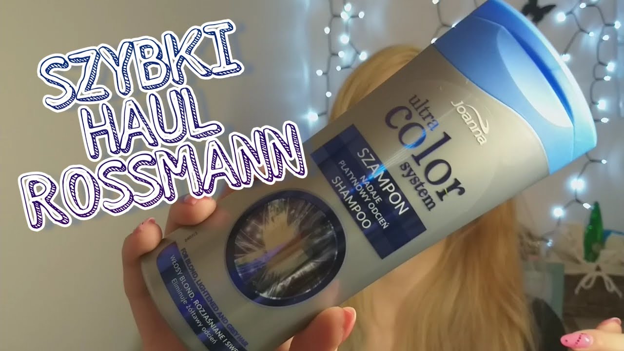 szampon niebieski do blondu rossmann