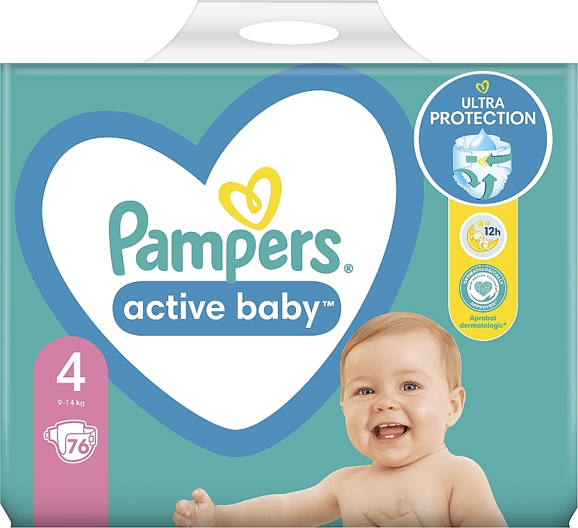 pampers actice baby 4