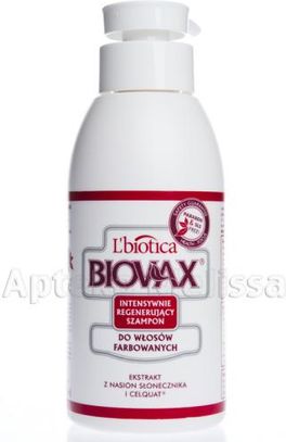 biovax szampon do włosów farbowanych