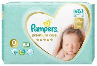 ampers premium care pieluchy 0 newborn 30 szt pieluszek cena