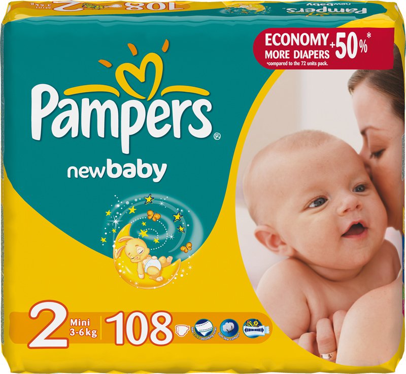 pampers active new baby 2 mini 3-6kg