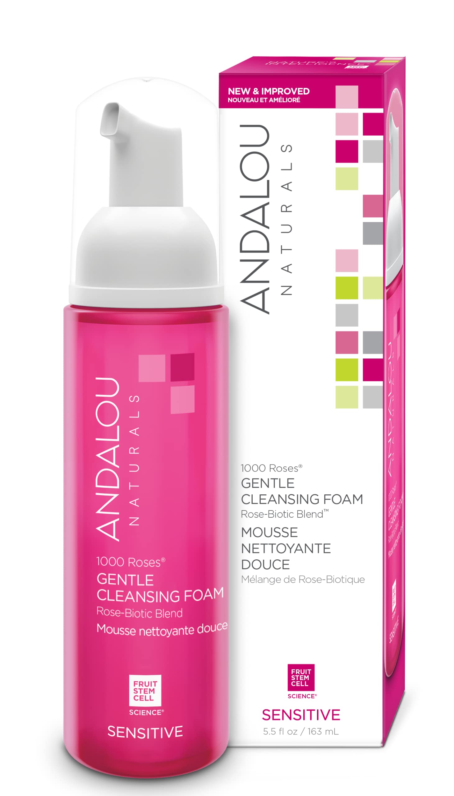 andalou naturals 1000 roses cleansing foam pianka do mycia twarzy