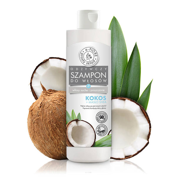 kokosowy szampon do włosów właściwości