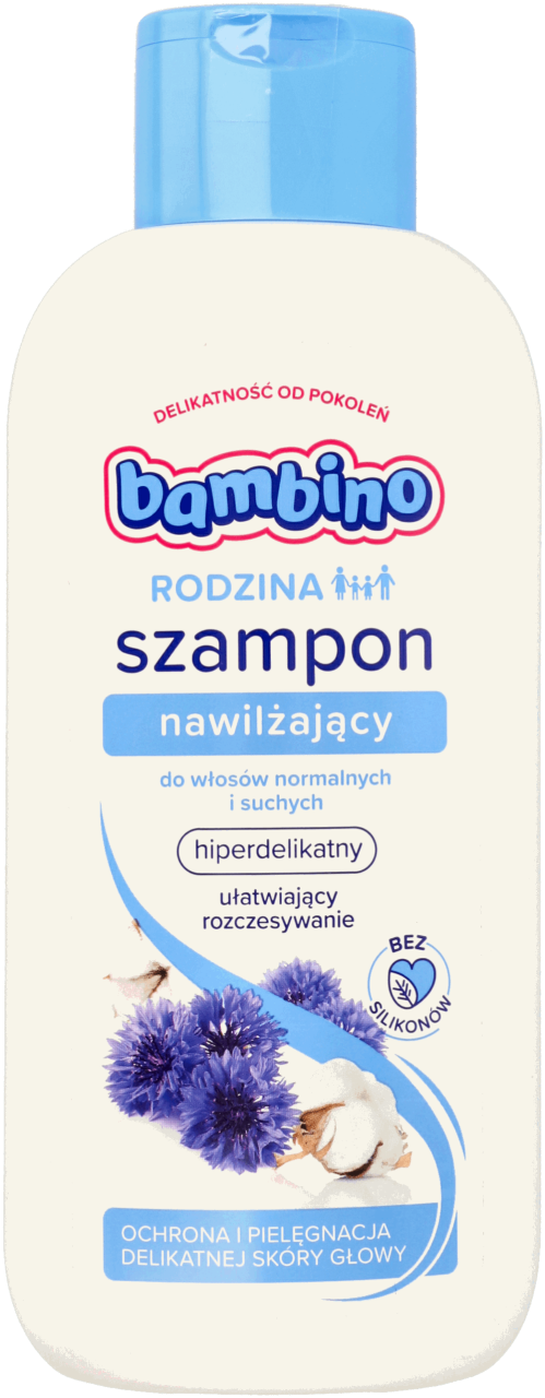 niebieski szampon dla dzieci