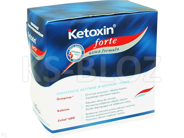 ketoxin forte nowa formuła szampon wzmacniający przeciwłupieżowy 200ml