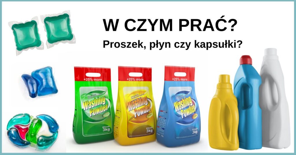 Proszki i płyny do prania